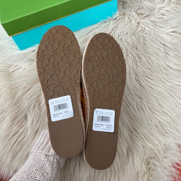 Kate Spade Rose Gold Espadrilles - Picture 4 of 5